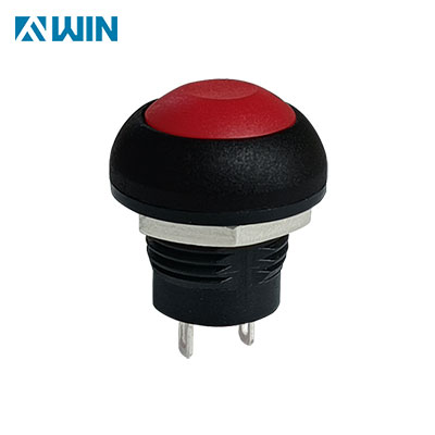 Red Round 12mm Push Button Switch 2 Pin