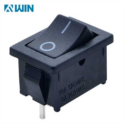 PC Terminal Black On Off Rocker Switch