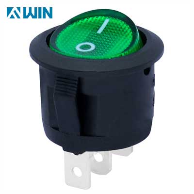 Illuminated Round Rocker Switch