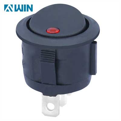 Round Rocker Switch With LED