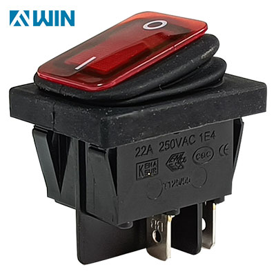 Waterproof 38*29 Rocker Switch