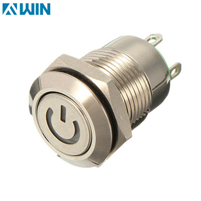 12MM Metal Power Push Button Switch