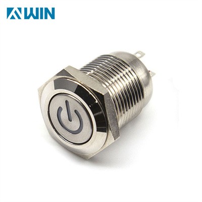 16mm Metal Power Push Button Switch