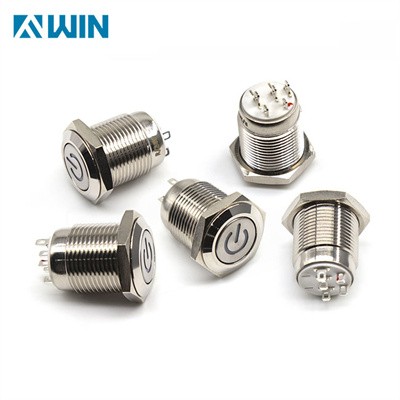16mm Metal Power Push Button Switch