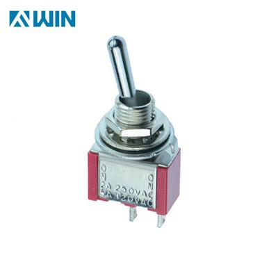 On Off Miniature Toggle Switch 5A SPST