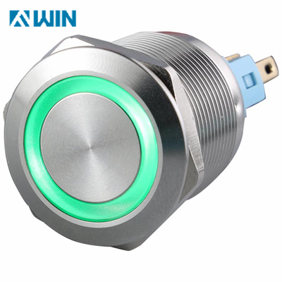 Green LED Metal Switch