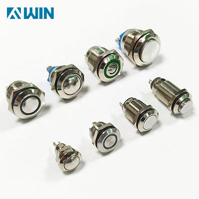 what is 16mm Rugged Metal Pushbutton with Blue LED Ring
