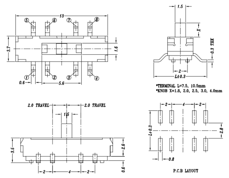 SMD 8 PIN Slide Switch.png