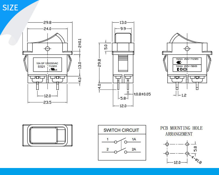 On Off Rocker Switch(图1)