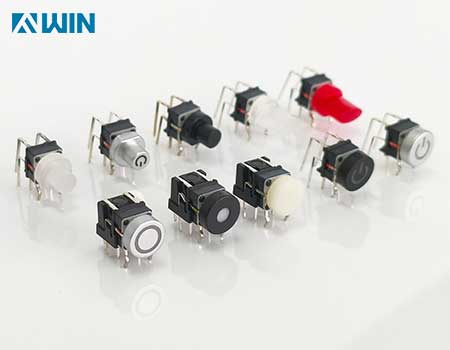 right angle illuminated tact switch