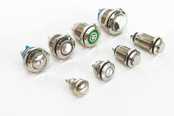 metal button switches