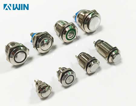  illuminated metal push button switch